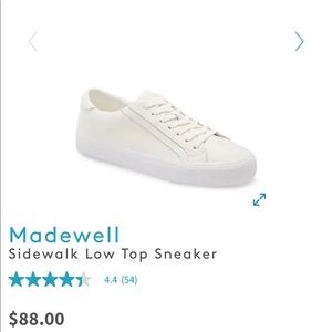 NWOB - Madewell Sidewalk Sneakers in “Parchment”